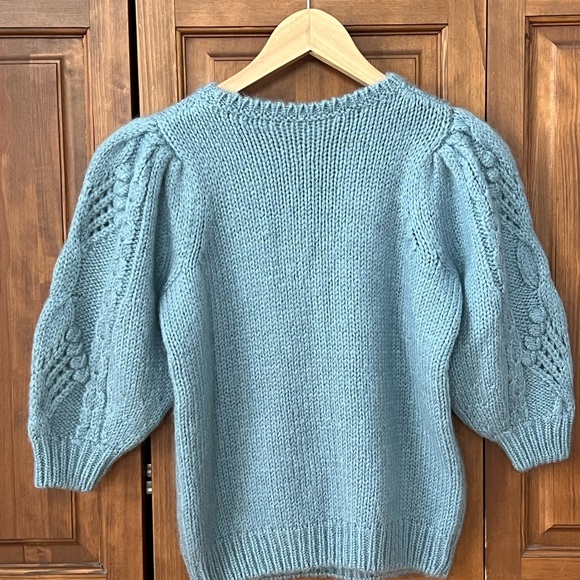 Sezane Guilia Sweater - light blue - Picture 3 of 9